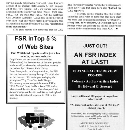 Martin,Shots fired at Chupacabras,1995,Puerto Rico,FSR1996V41N1 - Imagen 1