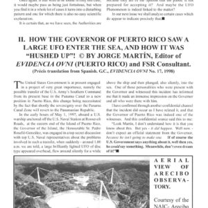 Martin,UFO 1997 seen by Puerto Rico Governor,FSR2000V45N4