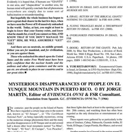 Martin,UFOs and people disappearances,Puerto Rico,FSR2002,V47N3 - Imagen 1