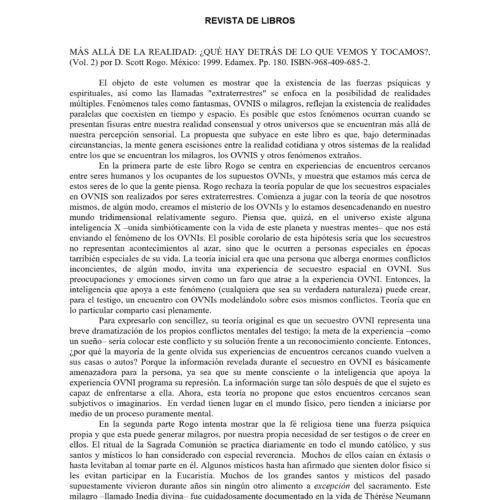 Mas alla de la realidad,Scott Rogo - Imagen 1