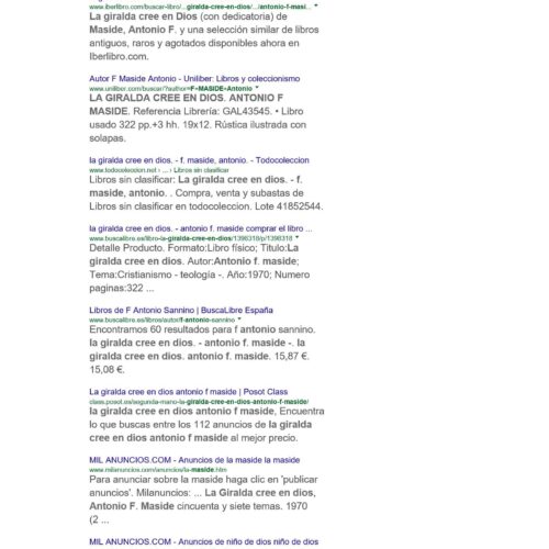 Maside,Antonio F.,La Giralda cree en Dios - Imagen 1