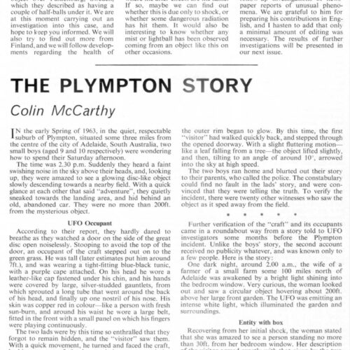 McCarthy,Humanoid 1963,Australia,FSR70V16N4 - Imagen 1