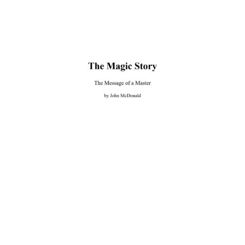 McDonald,John,The magic story. Message of a master - Imagen 1