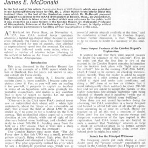 McDonald,UFO 1957,Kirtland AFB,FSR70V16N5