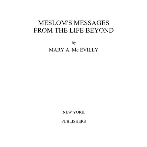 McEvilly,Messages from Meslom in the life beyond-2 - Imagen 1