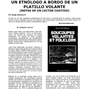 Meheust,Bertrand,UFO Etnologo,S.Sanchez