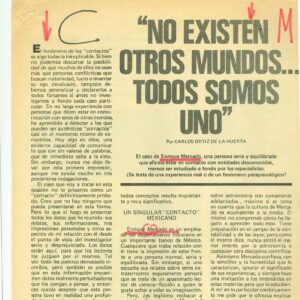 Mercado Orue,Contacto E.T. 1972