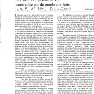 Mesnard,La pretendue absence de preuves ovni