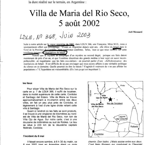 Mesnard,Mutilations 2002,Maria Rio Seco,Argentina - Imagen 1