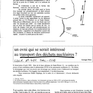 Metz,OVNI en camion basura nuclear,1983
