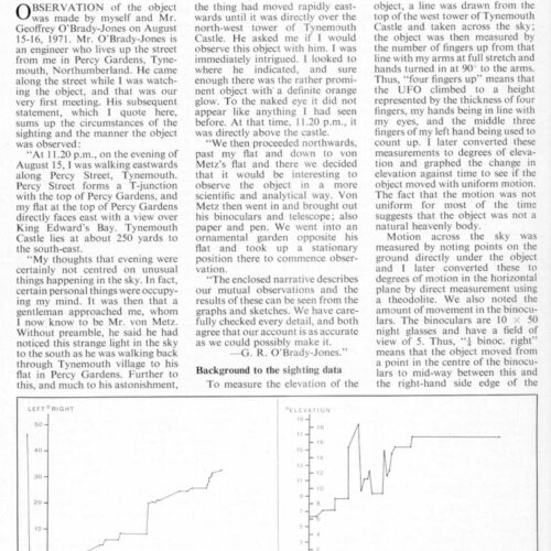 Metz,UFOs 1971,U.K.,FSR-CH 1971 N 8 - Imagen 1