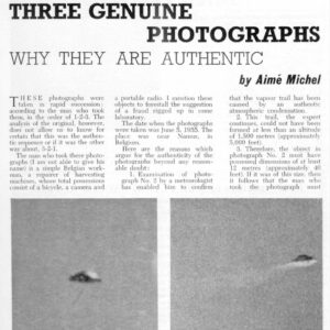 Michel,3 genuine UFO photos,FSR61V7N1