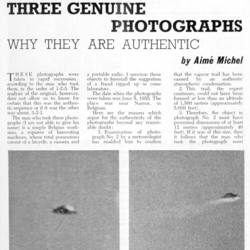 Michel,3 genuine UFO photos,FSR61V7N1 - Imagen 1