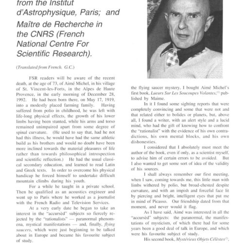 Michel,Aime,Obituary,R.Guerin,FSR1993V38N2 - Imagen 1