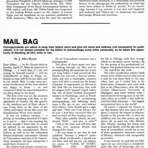 Michel,J.Allen Hynek Dies,FSR1986V31N5
