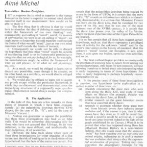 Michel,UFOs and History,FSR72V18N3