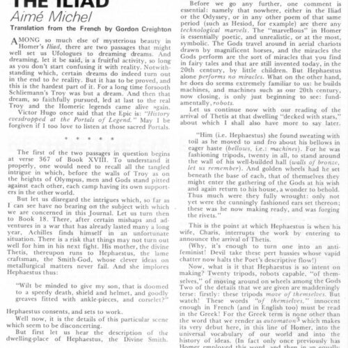 Michel,UFOs in Homer,Iliad,FSR75V21N6 - Imagen 1