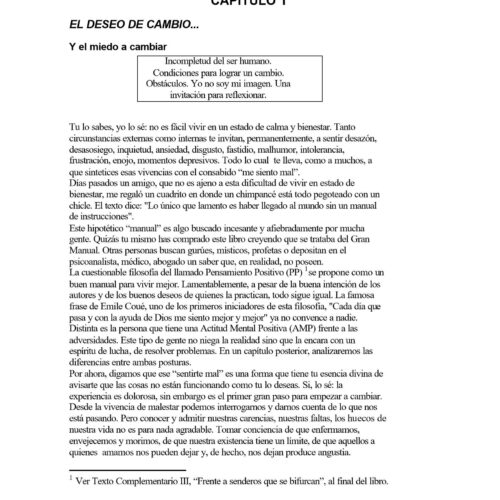 Miedo al Cambio - Imagen 1