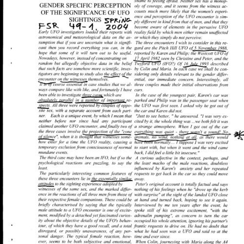 Millington,Gender in UFO Sightings,FSR2004V49N1 - Imagen 1