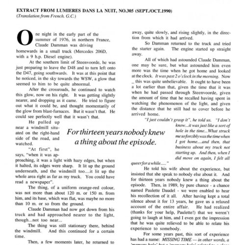 Missing Time 1976,France,FSR1993V38N2 - Imagen 1