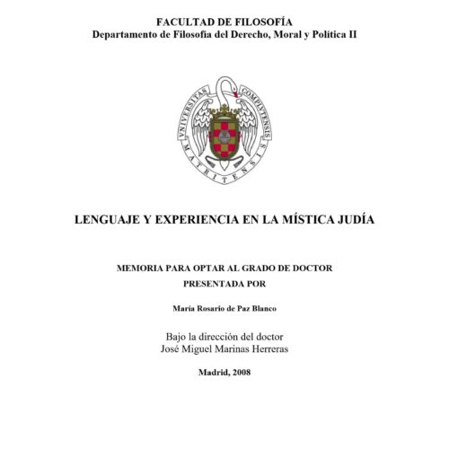 Mistica judia,M.R.Paz Blanco - Imagen 1