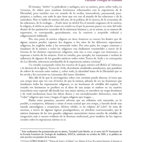 Mistica y misticas rebeldes,T.L.Martin - Imagen 1