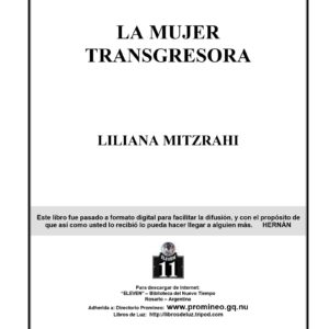 Mitzrahi,La Mujer Transgresora