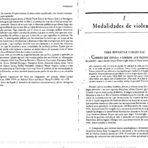 Modalidades de violencia