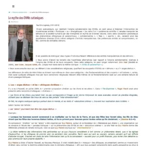 Moreau,Alain,Le mythe des OVNIs sataniques