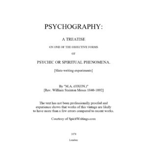 Moses,Psychography