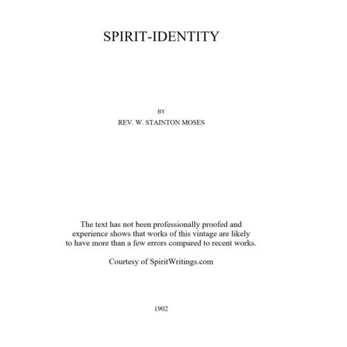 Moses,Spirit Identity - Imagen 1