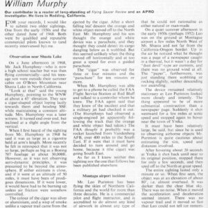 Murphy,UFO 1968,Shasta Lake,FSR72V18N1