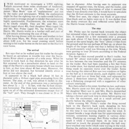 Murphy,UFO 1972,California,FSR-CH 1973 N 13 - Imagen 1