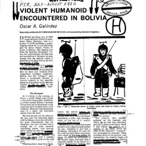 Mutilaciones Animales,1967,Bolivia