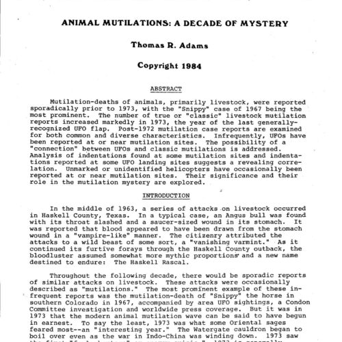Mutilaciones Animales,T.R.Adams-1 - Imagen 1