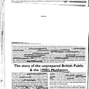 Mutilaciones Animales,U.K.,FSR