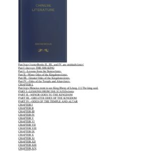 Mystical chinese literature