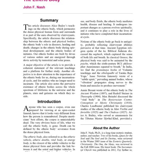 Nash,The etheric body - Imagen 1