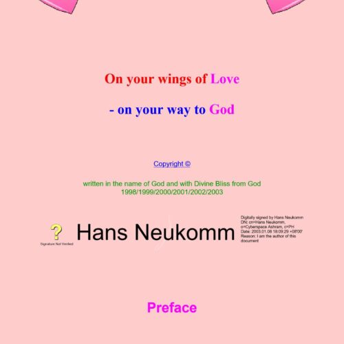Neucomm,On your wings of love,on your way to God - Imagen 1