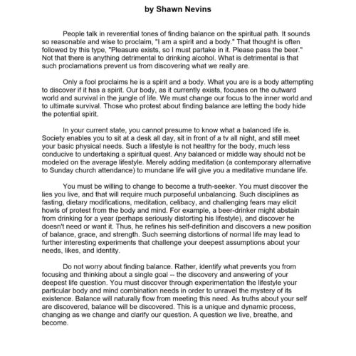 Nevins,Shawn,Finding balance - Imagen 1