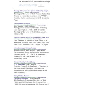 Newlands,G.M.,Theology of the love of God