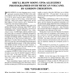 News agencies have collaborated in the UFO cover-up,FSR2001V46N2