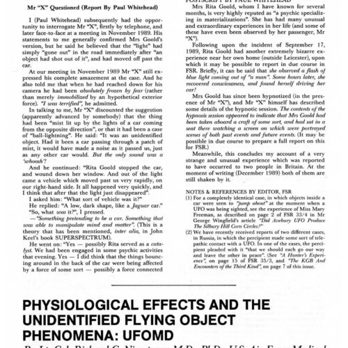 Niemtzow,Physiological Effects of UFOs,UFOMD,FSR91V36N1 - Imagen 1