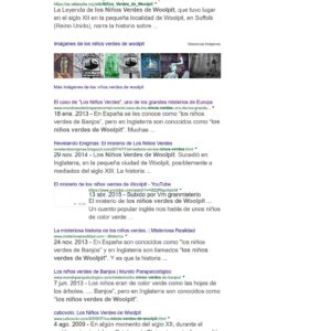 Ninyos verdes de Woolpit,Suffolk,siglo XII