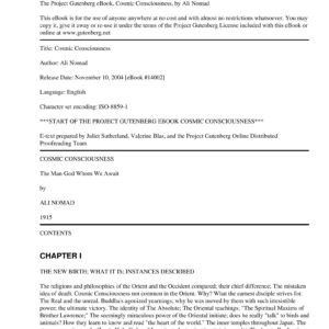 Nomad,Cosmic Consciousness