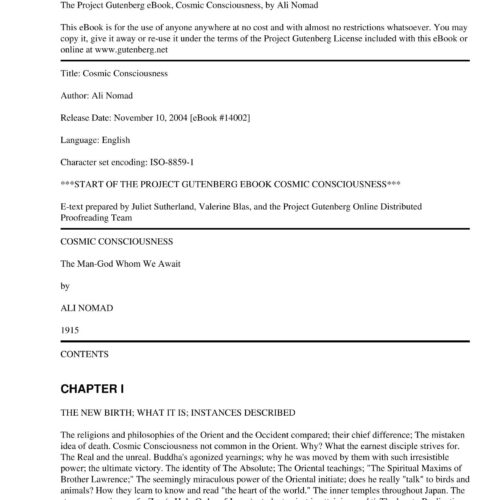 Nomad,Cosmic Consciousness - Imagen 1