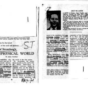 Non-PhysicalWorld,G.Stromberg-A