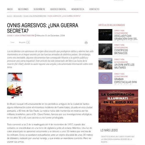 OVNIs agresivos,una guerra secreta(Anyo Cero) - Imagen 1