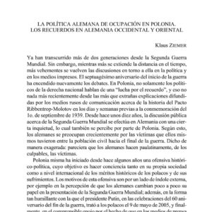 Ocupacion alemana en Polonia,K.Ziemer