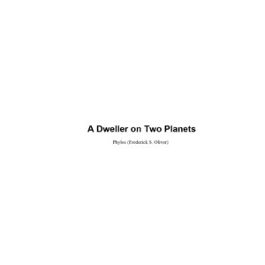 Oliver-Phylos,A dweller on two planets